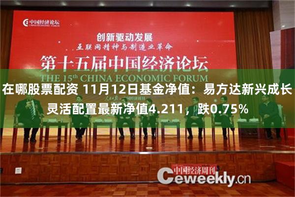 在哪股票配资 11月12日基金净值：易方达新兴成长灵活配置最新净值4.211，跌0.75%