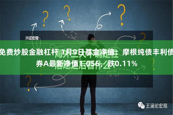 免费炒股金融杠杆 1月9日基金净值：摩根纯债丰利债券A最新净值1.056，跌0.11%